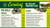 Pre-rolls menu | Cannamako Cannabis (Marijuana) digital menu maker