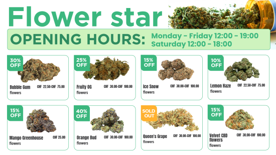 Dispensary Flower Menu  Template | Cannamako design tool