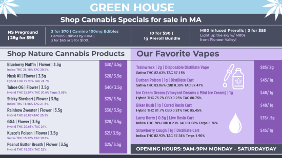 Stunning Cannabis digital menu Ideas