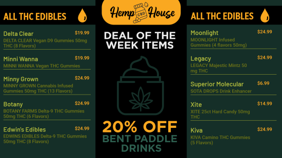 Explore cannabis (marijuana) CBD Digital Menu