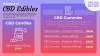 CBD Edible oil menu | Cannamako Cannabis (Marijuana) digital menu maker