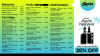 Vape pens menu | Cannamako Cannabis (Marijuana) digital menu maker
